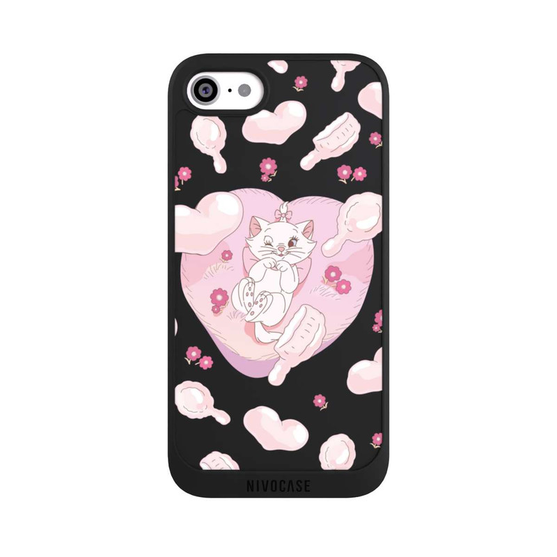 iPhone SE 2022 NIVOpure Aristocats Marie Hearts Pink Transparent