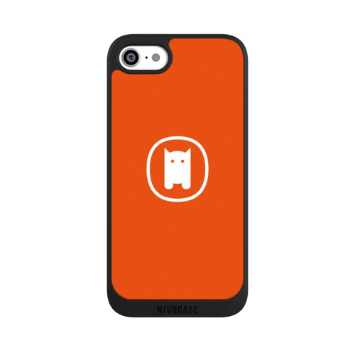 Apple iPhone SE (2022) NIVOpure Nivocase Logo Orange