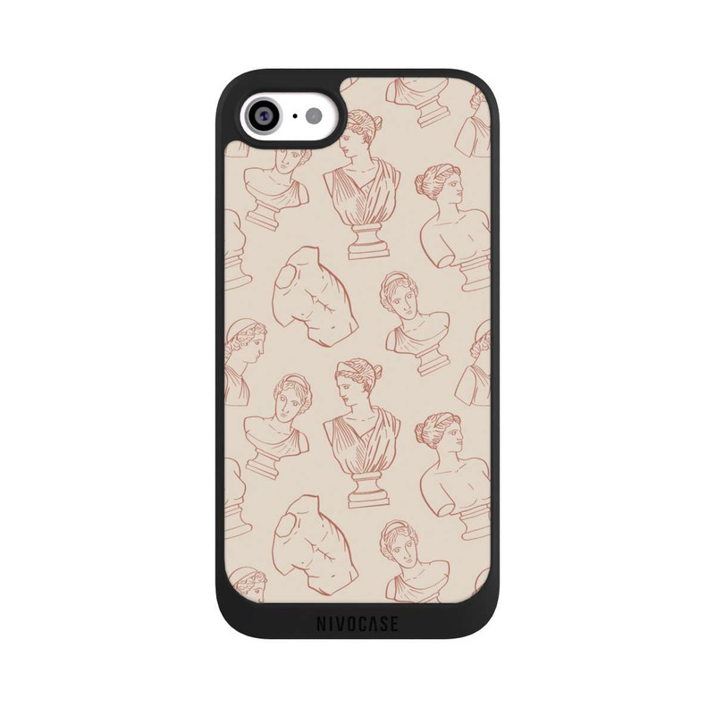 iPhone SE 2022 NIVOpure Greek Deco Busts Brown