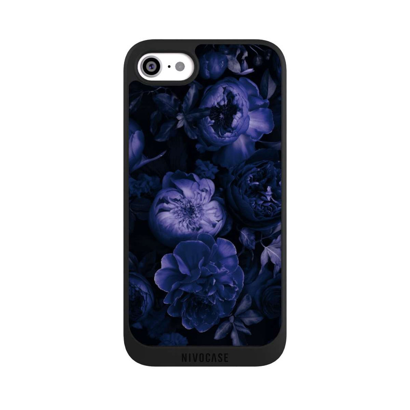 iPhone SE 2022 NIVOpure Victorian Grandeur Large Flowers Purple With AI