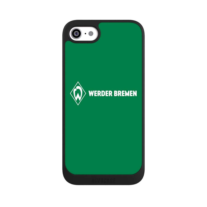 iPhone SE 2022 NIVOpure Werder Bremen Schriftzug Raute Grün