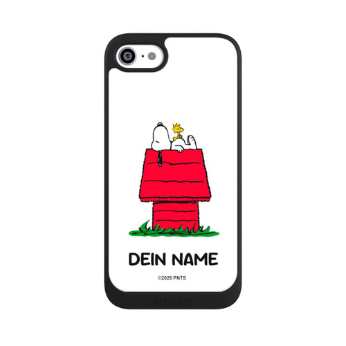 Apple iPhone SE (2022) NIVOpure Snoopy and Woodstock Classic Personalisierbar