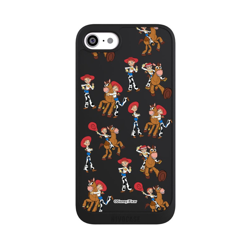 iPhone SE 2022 NIVOpure Toy Story 5 Jessie Cowboy Pattern Transparent