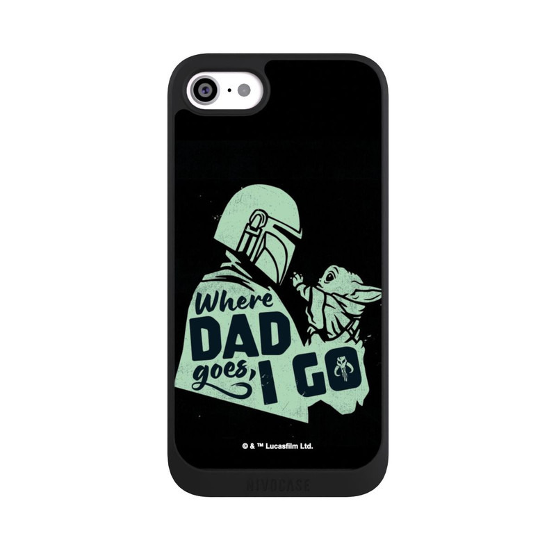 iPhone SE 2022 NIVOpure Grogu - Where dad goes,I go