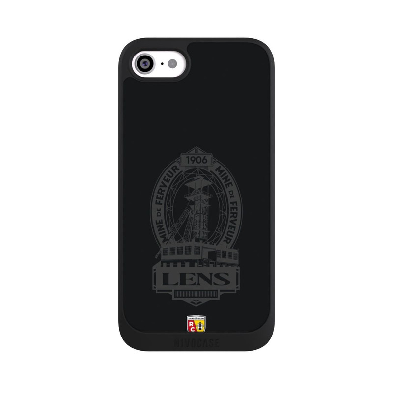 iPhone SE 2022 NIVOpure RC Lens Mine de Ferveur Emblème noir