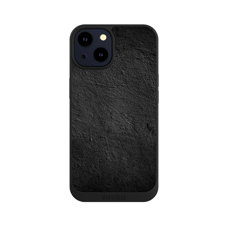 iPhone 14 NIVOpure Betonwand Schwarz