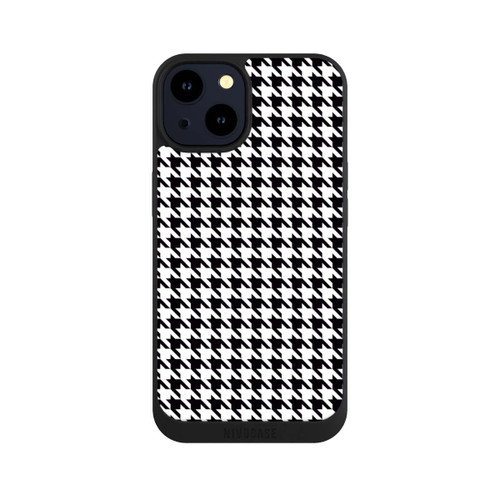 Apple iPhone 14 NIVOpure Hahnentritt Schwarz Weiß