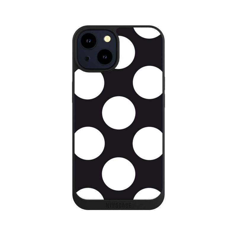 iPhone 14 NIVOpure Big Dots - Black