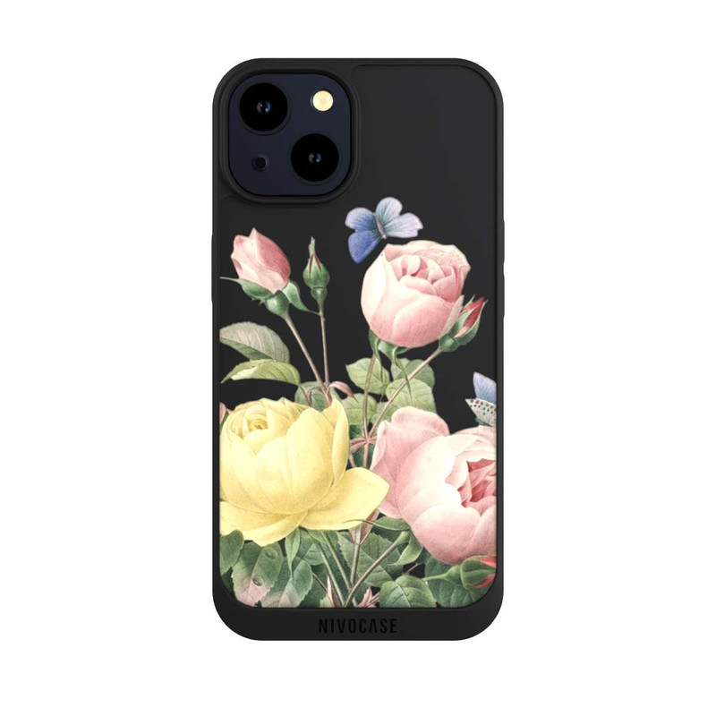 iPhone 14 NIVOpure Pastell Rosen ohne Hintergrund