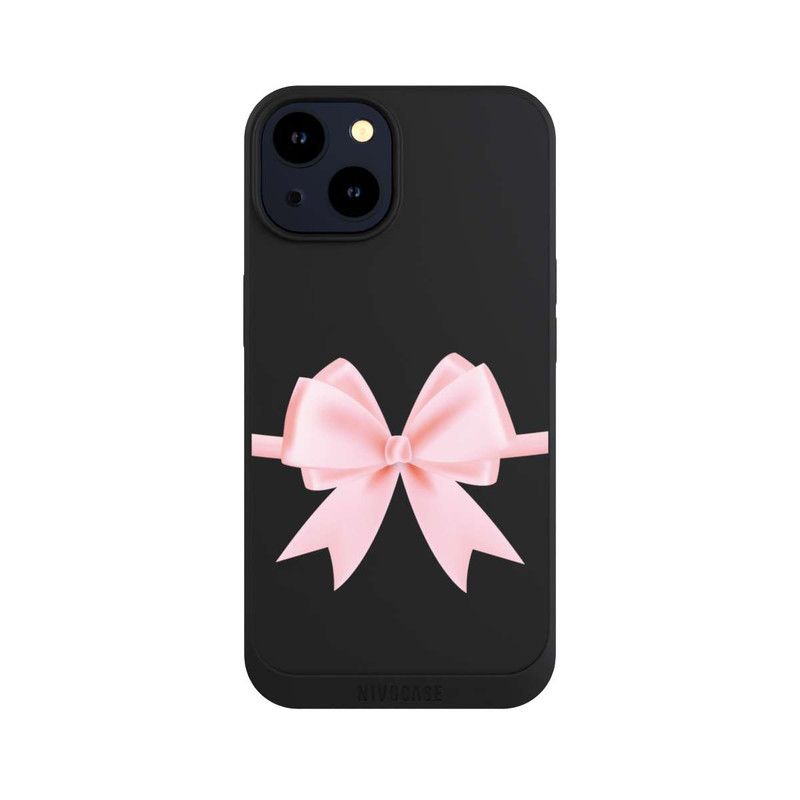 iPhone 14 NIVOpure Pink Bow transparent