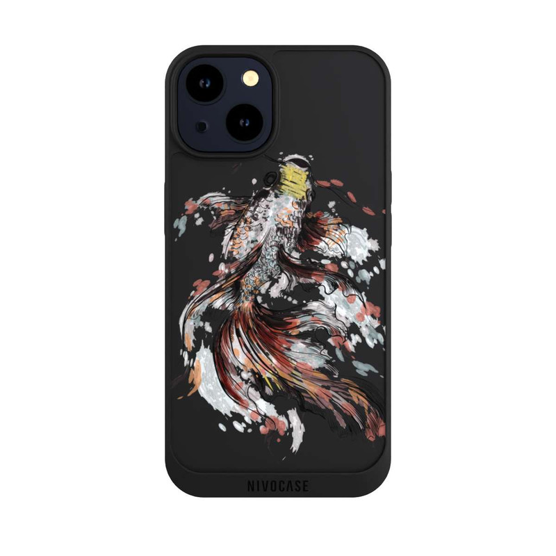 iPhone 14 NIVOpure Koi (Watercolor) ohne Hintergrund