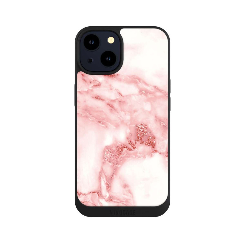 iPhone 14 NIVOpure Marbre Rose et Blanc