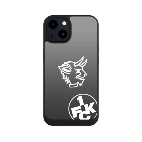 Apple iPhone 14 NIVOpure Teufelskopf FCK auf Schwarz