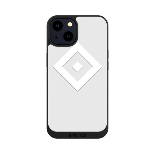 Apple iPhone 14 NIVOpure Rauten Logo auf HSV Grau