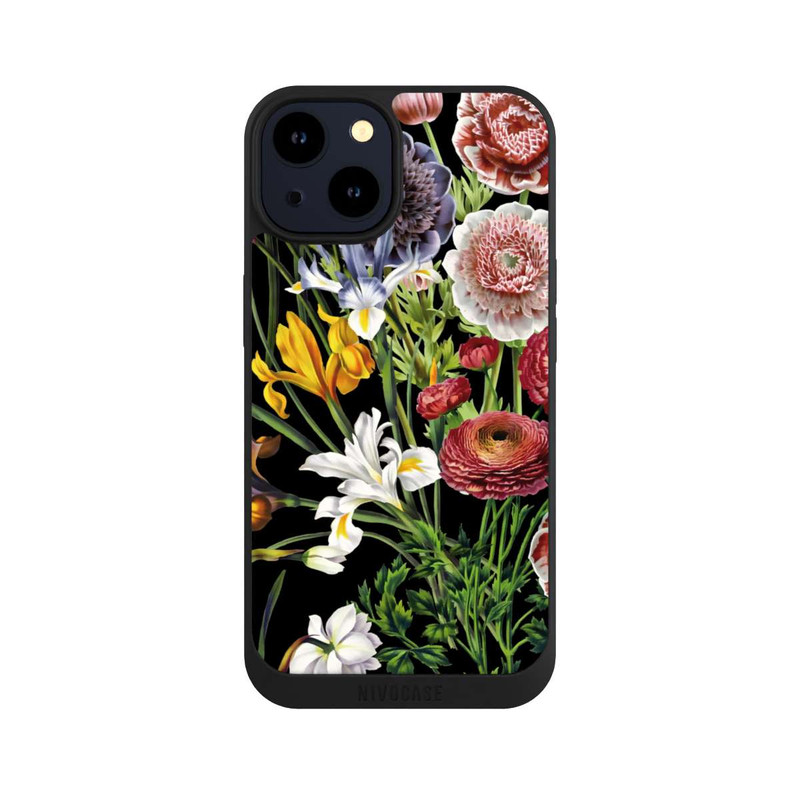 iPhone 14 NIVOpure Motif de fleurs anciennes