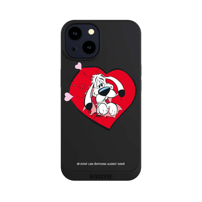 iPhone 14 NIVOpure Idéfix Amoureux Transparent