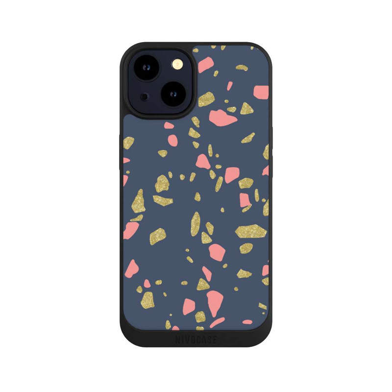 iPhone 14 NIVOpure Terazzo Gold Look