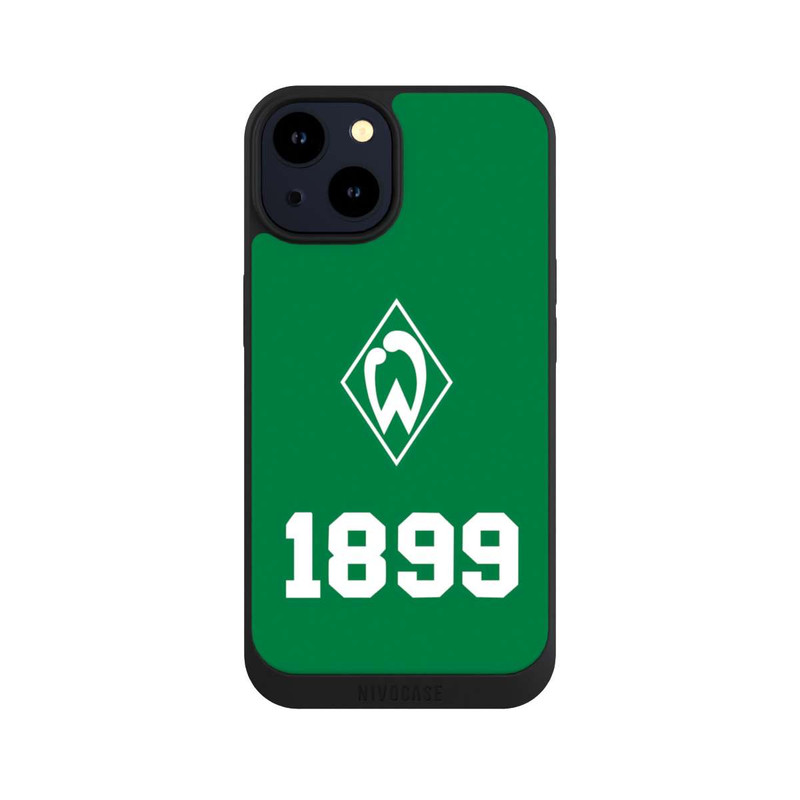 iPhone 14 NIVOpure 1899 Grün-Weiß Lebenslang Grün - Werder Bremen