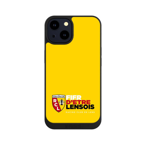 Apple iPhone 14 NIVOpure Fond Logo RCL Jaune
