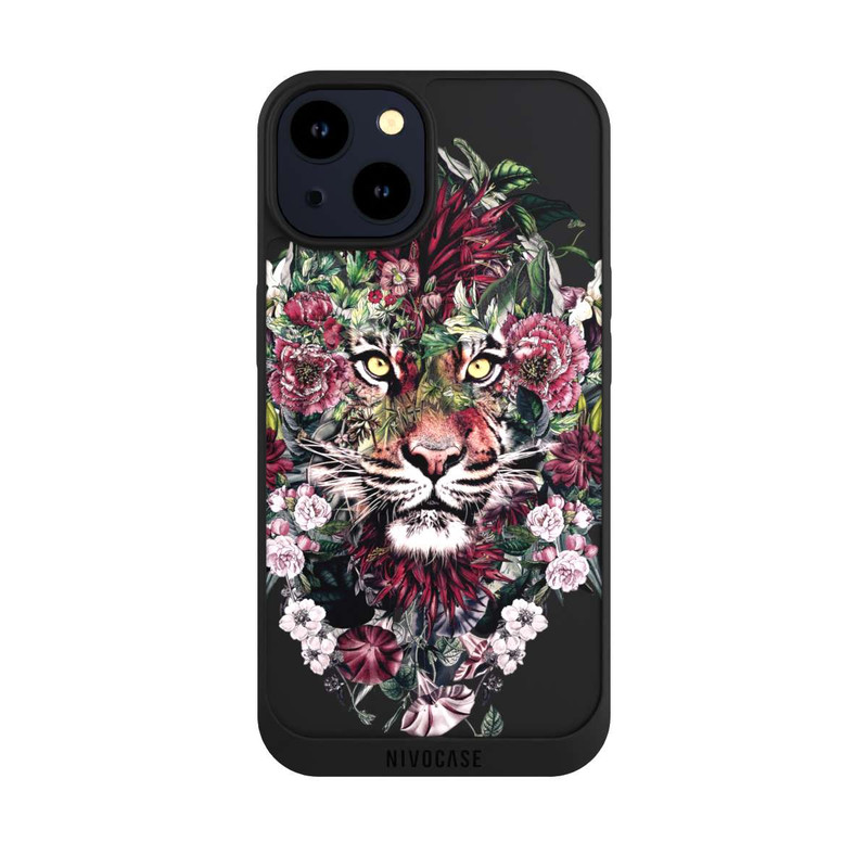 iPhone 14 NIVOpure Floral Tiger transparent