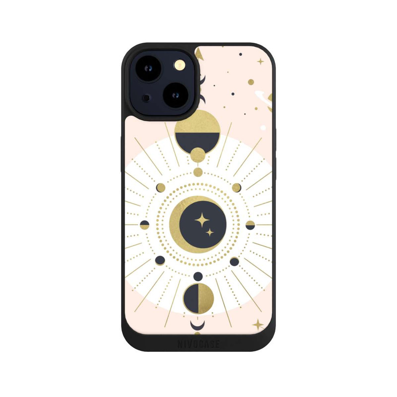iPhone 14 NIVOpure Abstract Rose Gold Look
