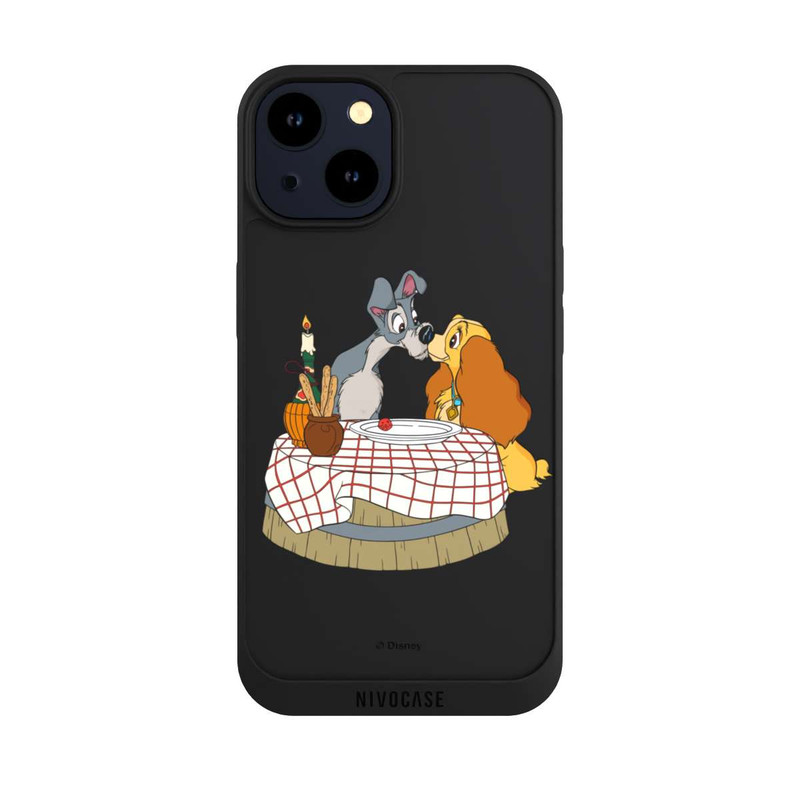 iPhone 14 NIVOpure Lady and the Tramp Kiss Transparent