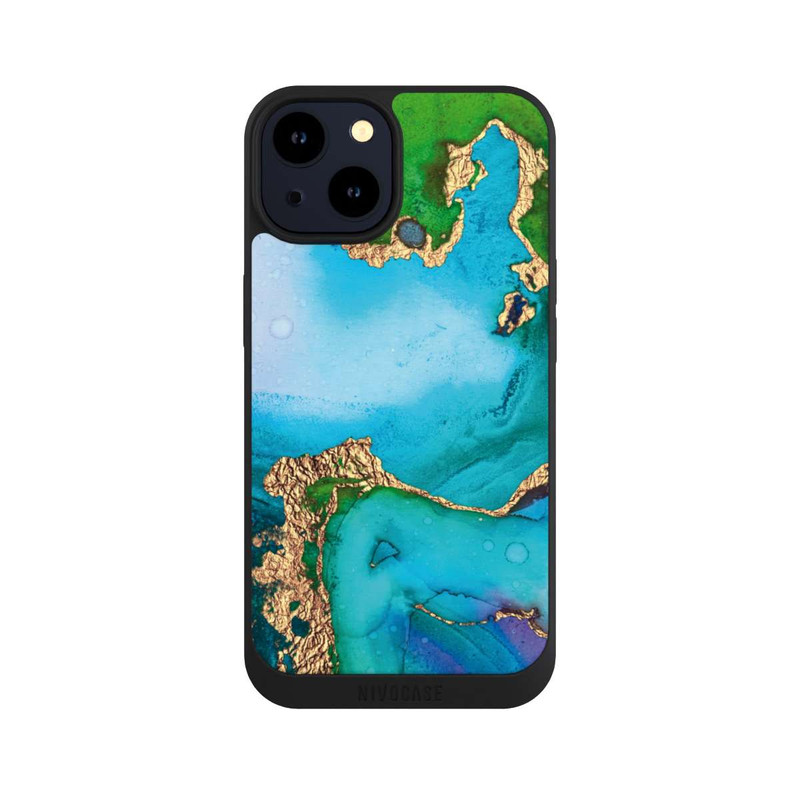 iPhone 14 NIVOpure Colourfull Marble Glitterlook