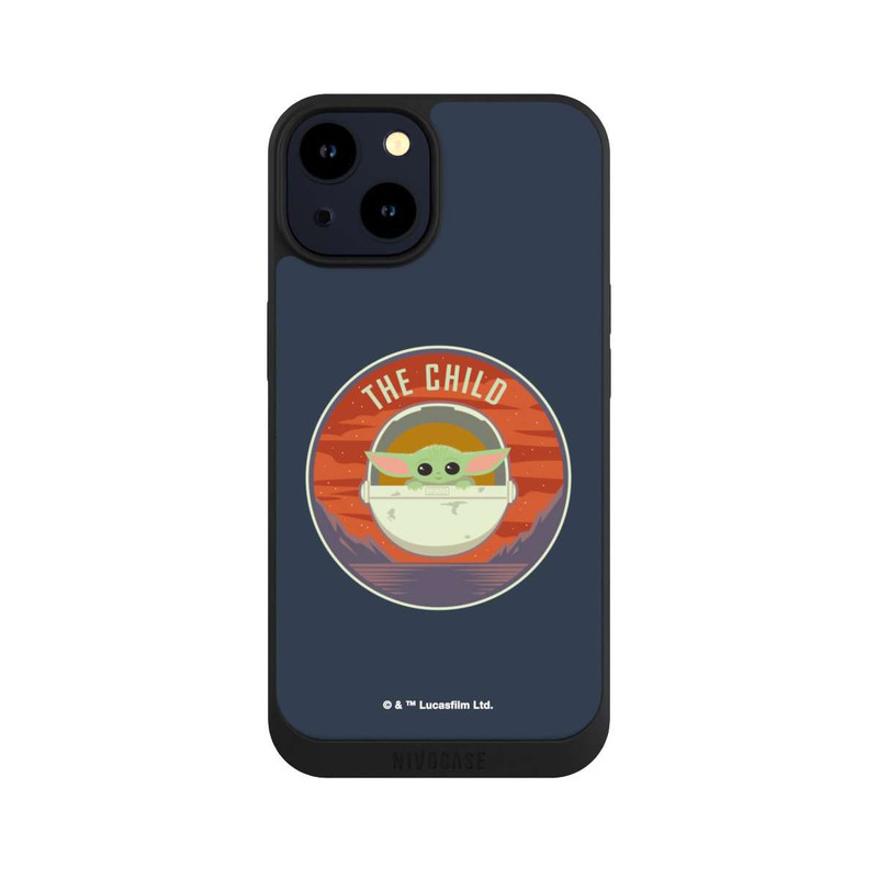 iPhone 14 NIVOpure The Child Abzeichen Blau