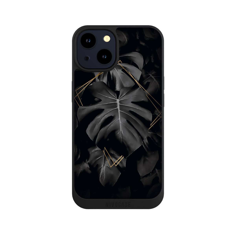 iPhone 14 NIVOpure Feuilles noires