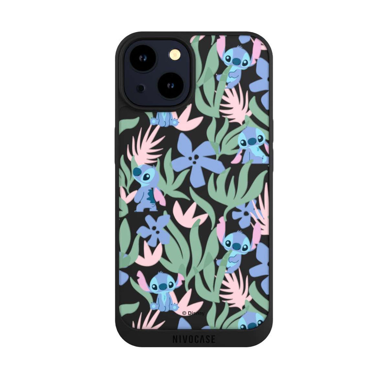 iPhone 14 NIVOpure Floral Pattern Stitch Transparent