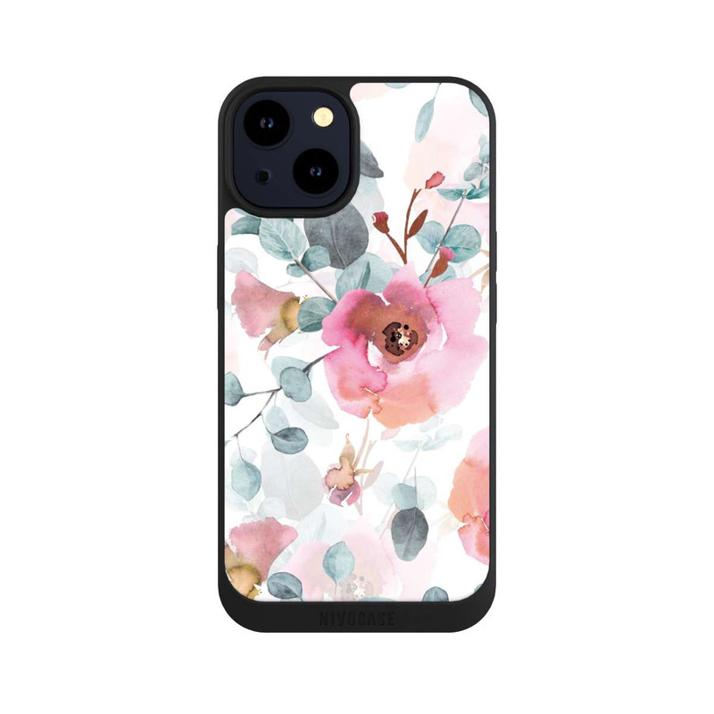 iPhone 14 NIVOpure Aquarell Blumentapete