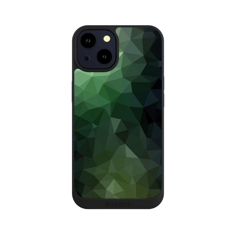 iPhone 14 NIVOpure Polygonal Mosaic Green