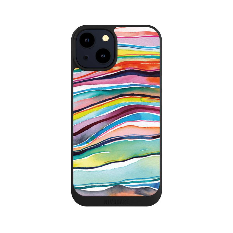 iPhone 14 NIVOpure Watercolor Agate Layers