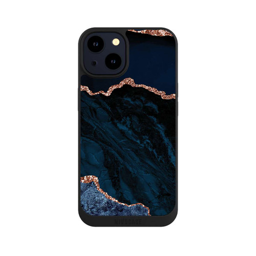 Apple iPhone 14 NIVOpure Nacht Blau Marmor Landschaft
