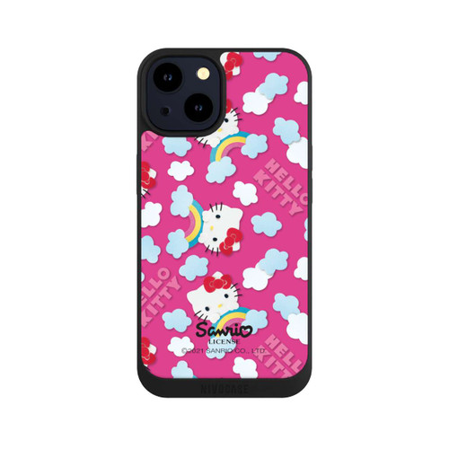 Apple iPhone 14 NIVOpure Hello Kitty Regenbogenmuster