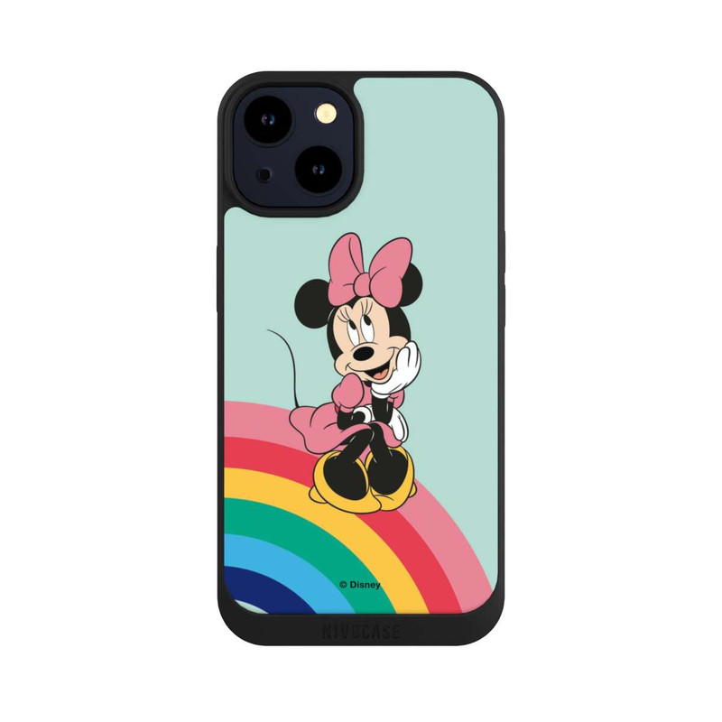 iPhone 14 NIVOpure Minnie Regenbogen Portrait