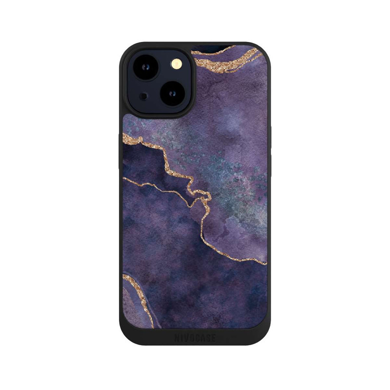 iPhone 14 NIVOpure Pierre précieuse Glamour violet