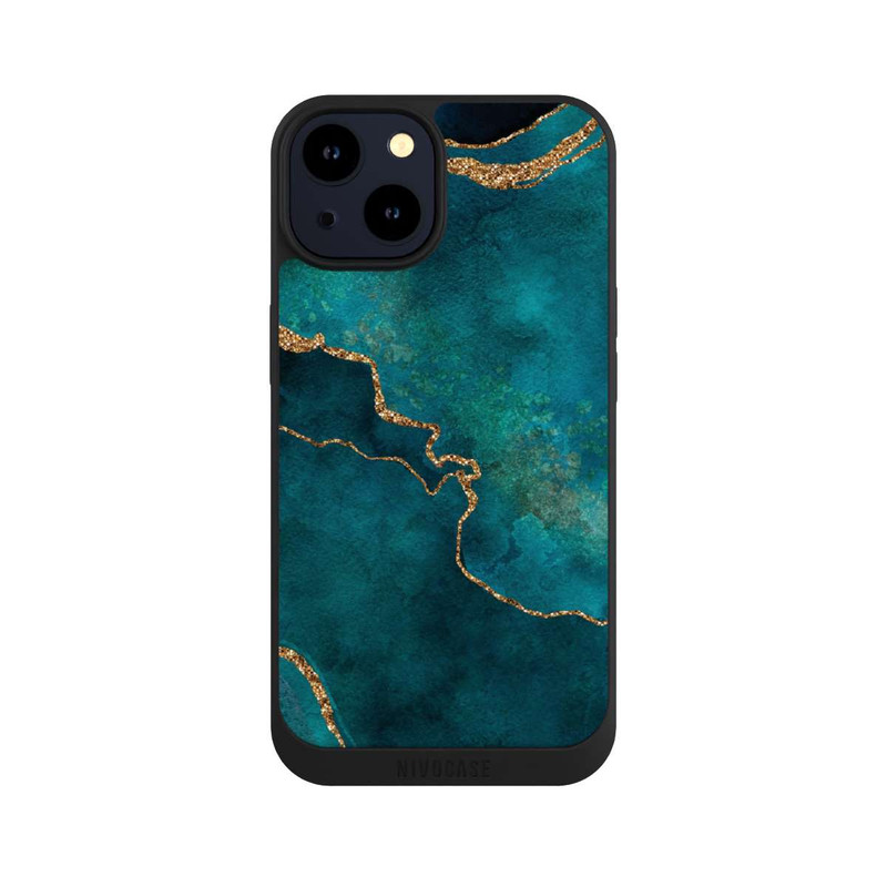 iPhone 14 NIVOpure Gemstone Glamour teal