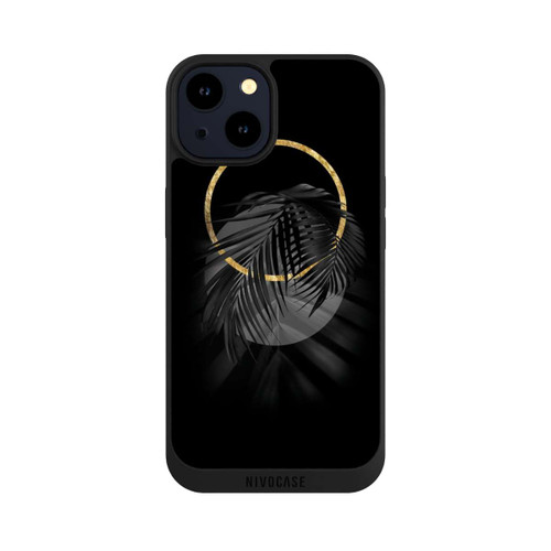 Apple iPhone 14 NIVOpure Black Tropical Leaf