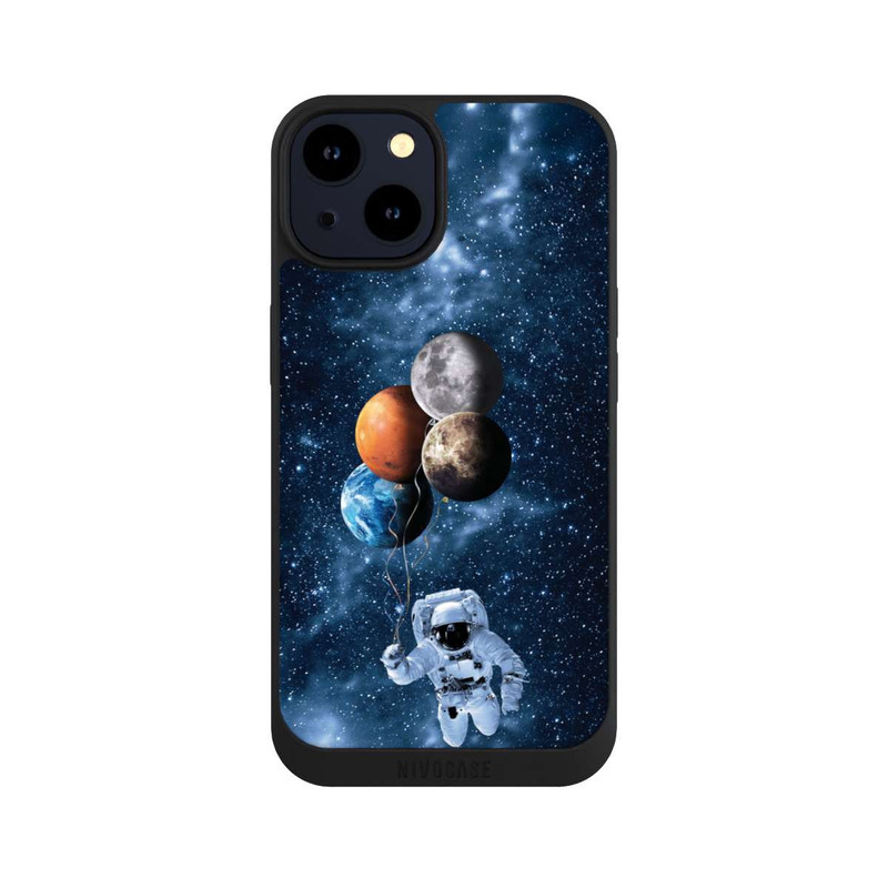iPhone 14 NIVOpure Astronaut mit Planeten