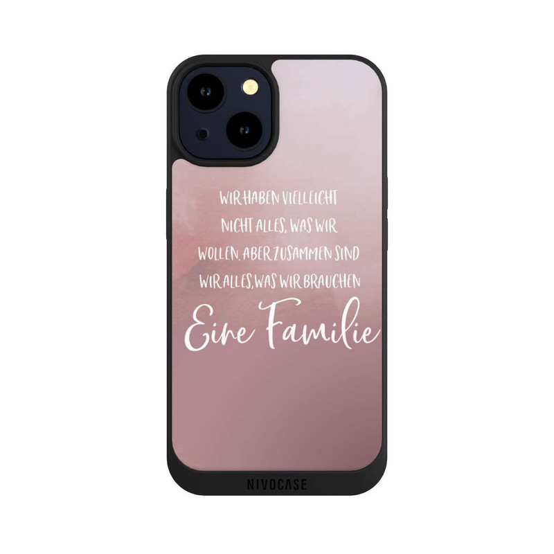 iPhone 14 NIVOpure Eine Familie Altrosa