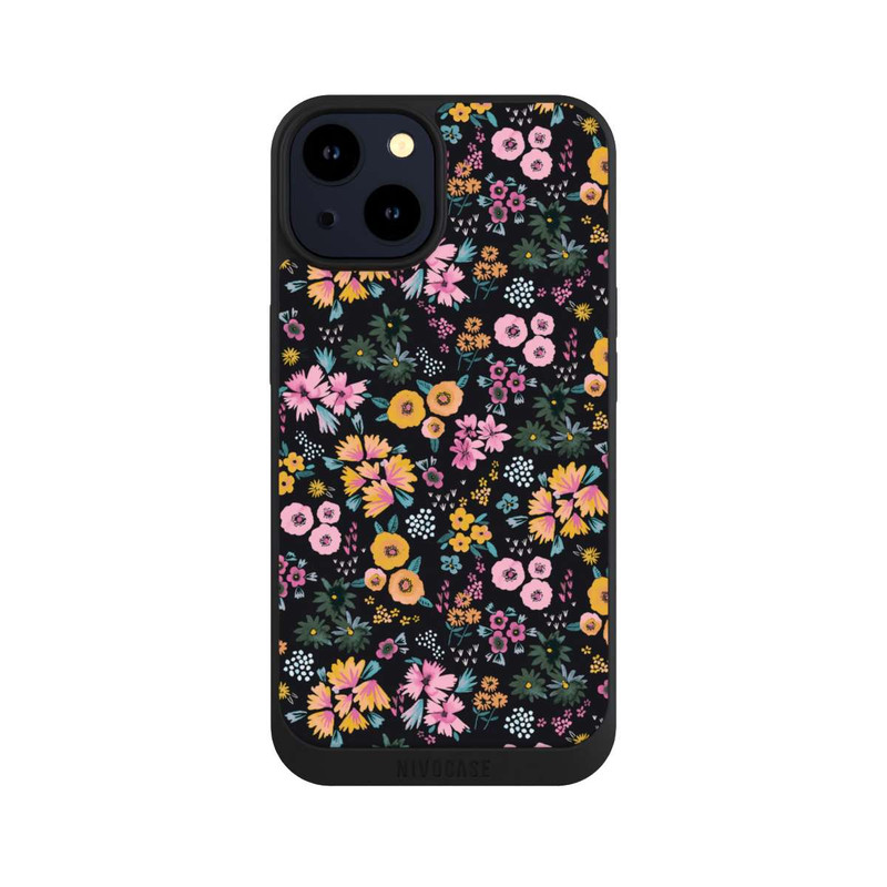 iPhone 14 NIVOpure Little Flowers Multi Black 2