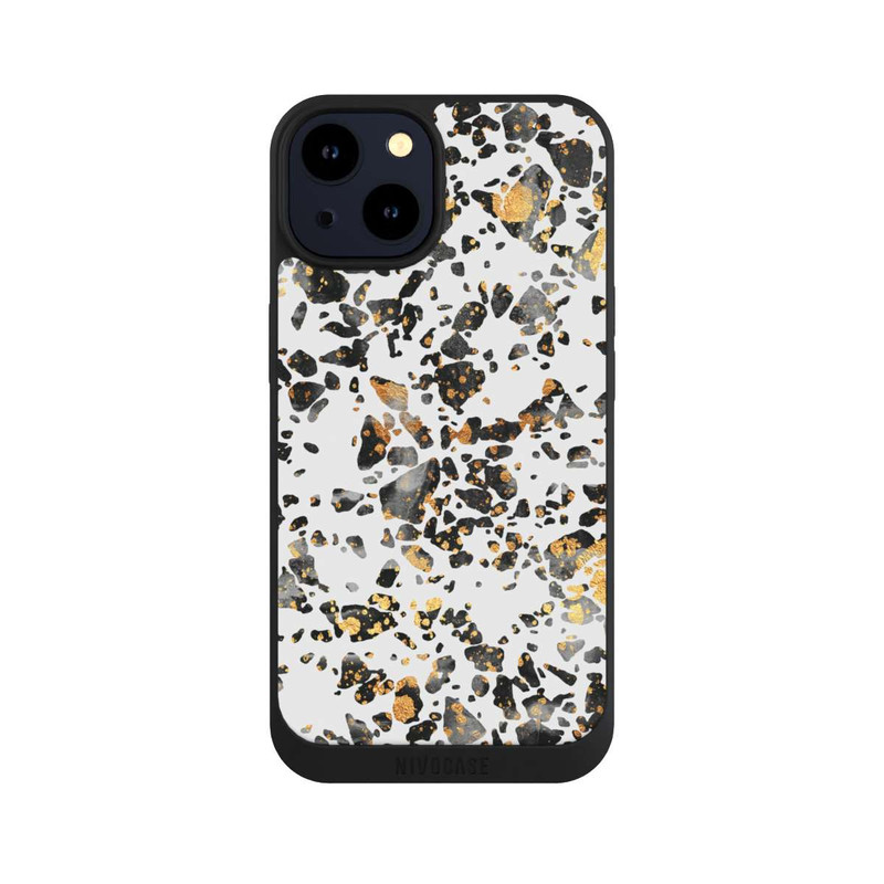 iPhone 14 NIVOpure Gold Speckled Terrazzo