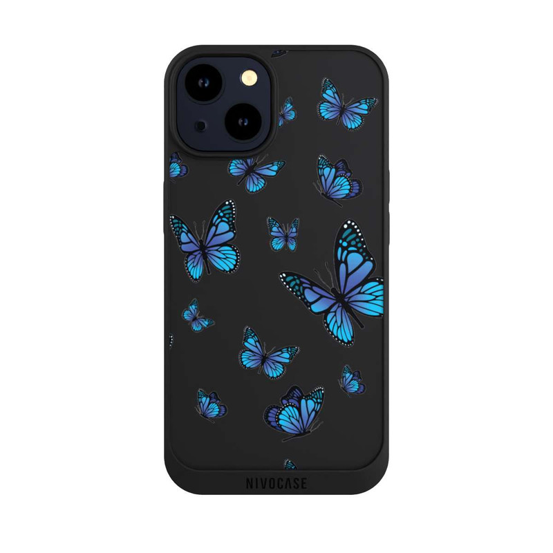 iPhone 14 NIVOpure Butterfly Pattern Transparent