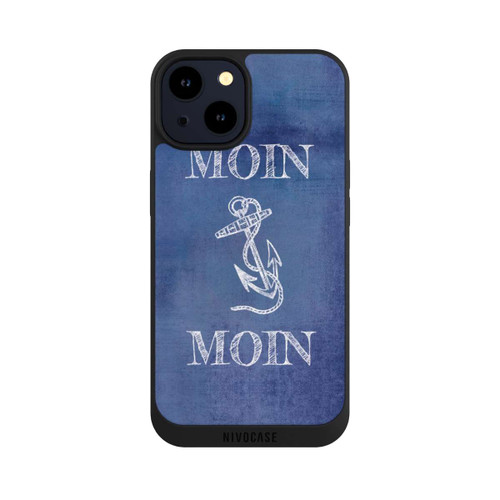 Apple iPhone 14 NIVOpure Moin Anker grunge blau