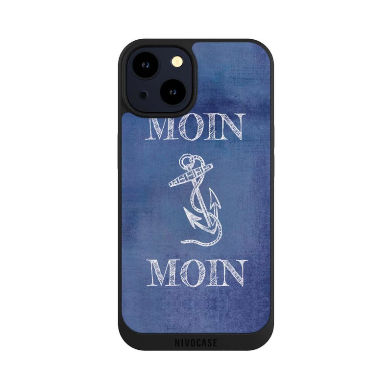 iPhone 14 NIVOpure ancre grunge bleu