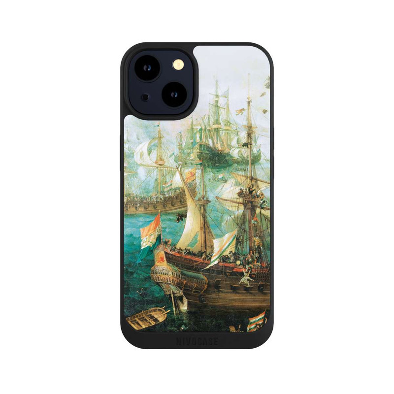 iPhone 14 NIVOpure Battle of Gibraltar in 1607 - Cornelis Claesz. van Wieringen