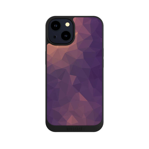 Apple iPhone 14 NIVOpure Polygonal Mosaic Rot/Violett
