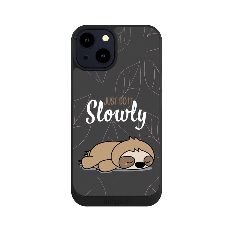 iPhone 14 NIVOpure Just Do It Slowly Sloth Grey