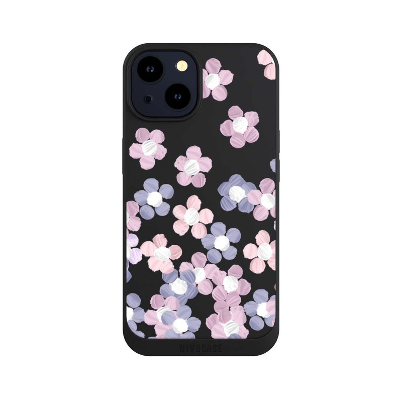 iPhone 14 NIVOpure Fleurs simples transparentes